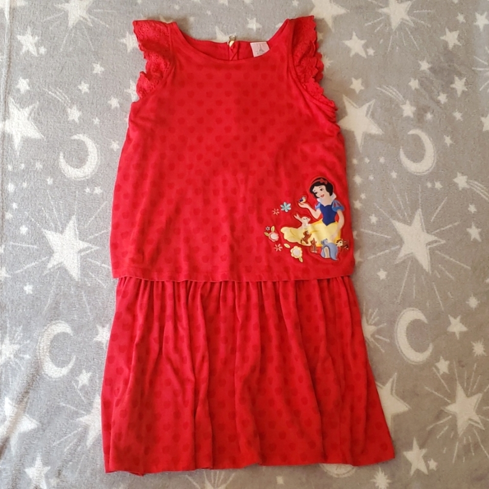 Snow White Knit Dress for Girls